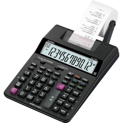 ■カシオ プリンター電卓〔品番:HR170RCBK〕【1349077:0】[送料別途見積り][掲外取寄][店頭受取不可]｜ホームセンターバロー　店
