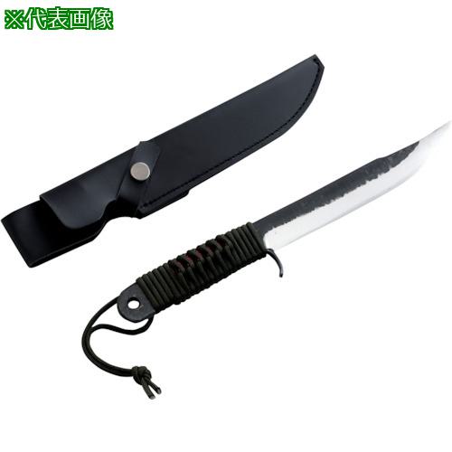 ■豊稔 光山作 剣鉈 合皮ケース入 安来鋼付 180mm〔品番:HT3558〕【1351884:0】[送料別途見積り][法人・事業所限定][掲外取寄][店頭受取不可]