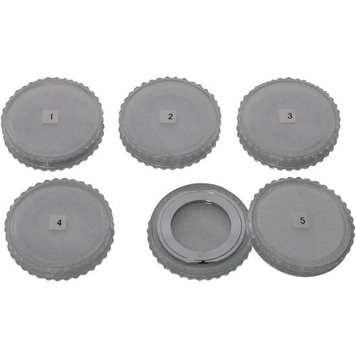 ■SIBATA ろ紙クリップ アスベスト用 格納箱無し φ47mm 5組〔品番:080050474〕【1356874:0】[送料別途見積り][掲外取寄][店頭受取不可]