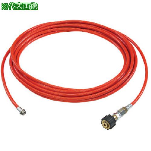 ■Asada 1/4PU洗管ホース コック無 10m クイックカプラ仕様〔品番:HD03221〕【1357013:0】[送料別途見積り][掲外取寄][店頭受取不可]