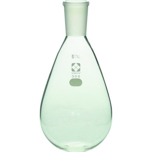 ■SIBATA 共通摺合平底なす形フラスコ 24/40 300mL〔品番:00540024300〕【1358402:0】[送料別途見積り][掲外取寄][店頭受取不可]