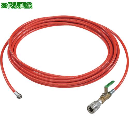 ■Asada 1/4PU洗管ホース コック無 10m SUSワンタッチカプラ仕様〔品番:HD03225〕【1358488:0】[送料別途見積り][掲外取寄][店頭受取不可]｜ホームセンターバロー　店