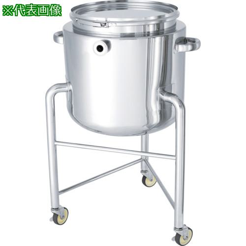 ■MONOVATE ステンレス鏡板型バンド式ジャケット容器脚付100L〔品番:DTCTLJL47H〕【1360493:0】[法人・事業所限定][外直送元][店頭受取不可]｜ホームセンターバロー　店
