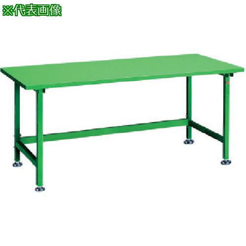 ■OS 中量作業台 スチール天板 間口1800×奥行750×高さ750mm〔品番:NBS1870〕【1361011:0】[法人・事業所限定][直送元][店頭受取不可]