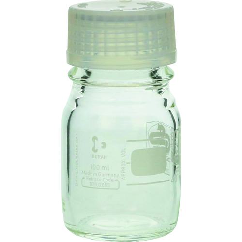 ■SIBATA プレミアムボトル 白キャップ付 100mL 10入〔品番:017260100A〕【1361556:0】[送料別途見積り][掲外取寄][店頭受取不可]