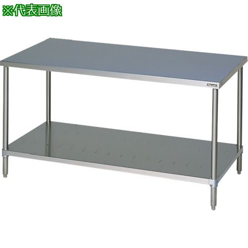 ■Maruzen 調理台スノコ板付1500×600×800バックガードなし〔品番:BW156N〕【1362477:0】[法人・事業所限定][外直送元][店頭受取不可]