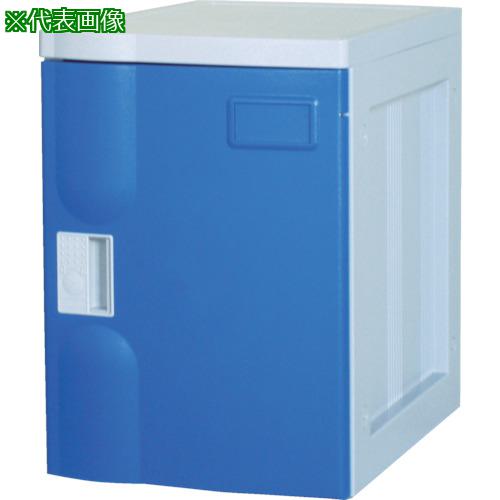 ■日本統計機 樹脂製ロッカー M 赤〔品番:MR〕【1365693:0】[送料別途見積り][法人・事業所限定][外直送][店頭受取不可]