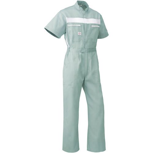 ■AUTO-BI SS(春夏)モデル 半袖つなぎ服1050-102アースグリーン-5L〔品番:10501025L〕【1367958:0】[送料別途見積り][掲外取寄][店頭受取不可]｜ホームセンターバロー　店