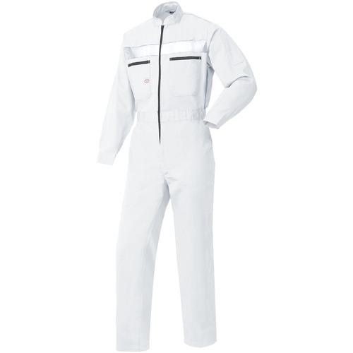 ■AUTO-BI SS(春夏)モデル つなぎ服1130-009ホワイト-4L〔品番:11300094L〕【1368660:0】[送料別途見積り][掲外取寄][店頭受取不可]｜ホームセンターバロー　店
