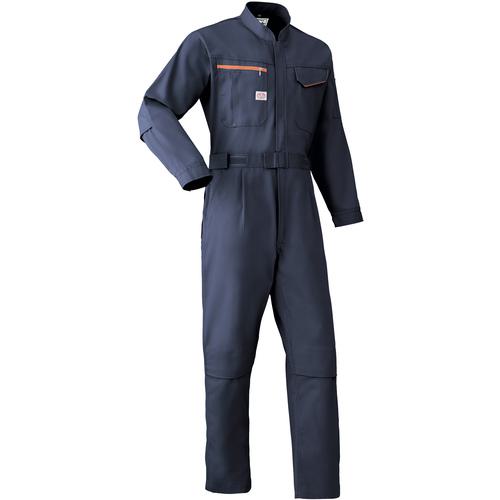 ■AUTO-BI AW(秋冬)モデル つなぎ服1290-001ネイビーブルー-5L〔品番:12900015L〕【1368692:0】[送料別途見積り][掲外取寄][店頭受取不可]