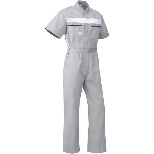 ■AUTO-BI SS(春夏)モデル 半袖つなぎ服1050-007グレー-4L〔品番:10500074L〕【1368941:0】[送料別途見積り][掲外取寄][店頭受取不可]｜ホームセンターバロー　店