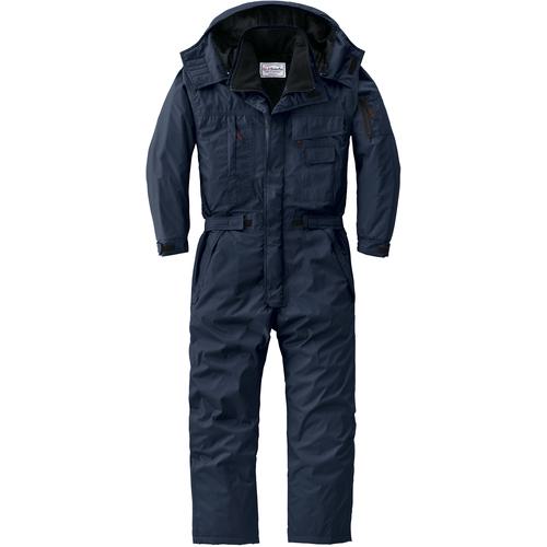 ■AUTO-BI AW(秋冬)モデル 防水防寒つなぎ服810-001ネイビーブルー-M〔品番:810001M〕【1369109:0】[送料別途見積り][掲外取寄][店頭受取不可]