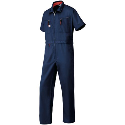 ■AUTO-BI SS(春夏)モデル 腰割れ式半袖つなぎ服6901-001ネイビーブルー-S〔品番:6901001S〕【1369643:0】[送料別途見積り][掲外取寄][店頭受取不可]｜ホームセンターバロー　店 8,734円