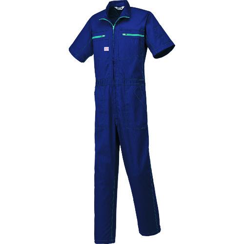 ■AUTO-BI 半袖つなぎ服6201-001ネイビーブルー-LL〔品番:6201001LL〕【1369893:0】[送料別途見積り][掲外取寄][店頭受取不可]｜ホームセンターバロー　店