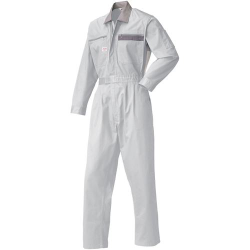 ■AUTO-BI SS(春夏)モデル 長袖つなぎ服5600-008シルバーグレー-5L〔品番:56000085L〕【1370701:0】[送料別途見積り][掲外取寄][店頭受取不可]｜ホームセンターバロー　店