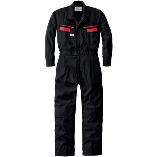■AUTO-BI SS(春夏)モデル つなぎ服1180-006ブラック-5L〔品番:11800065L〕【1371054:0】[送料別途見積り][店頭受取不可]｜ホームセンターバロー　店