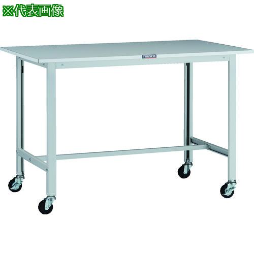 ■TRUSCO 軽荷重作業台(100kg)AO型 1200X600XH808 φ75キャスター付 ホワイト色〔品番:AOR1260C75〕【1371676:0】[法人・事業所限定][直送元][店頭受取不可]