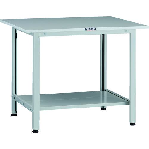 ■TRUSCO 軽荷重作業台(200kg)AO型 900X750XH740 下棚2枚付 ホワイト色〔品番:AOR0975LT2〕【1371684:0】[法人・事業所限定][直送元][店頭受取不可]｜ホームセンターバロー　店