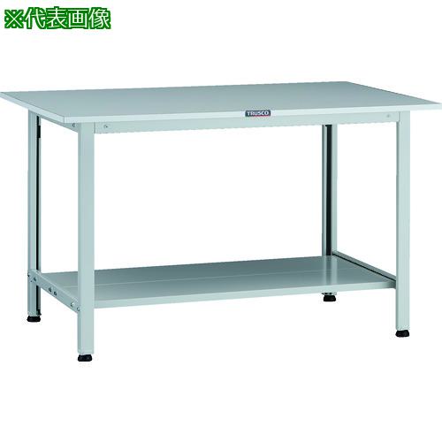 ■TRUSCO 軽荷重作業台(200kg)AO型 1200X600XH740 下棚2枚付 ホワイト色〔品番:AOR1260LT2〕【1371685:0】[法人・事業所限定][直送元][店頭受取不可]