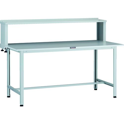 ■TRUSCO 軽荷重作業台(200kg)AO型 1500X750XH1044(全高) 上棚付 ホワイト色〔品番:AOR1575YURB〕【1371715:0】[法人・事業所限定][直送元][店頭受取不可]