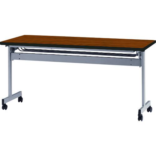 ■TOKIO 天板跳上式スタックテーブル(パネルなし) 1500×600mm 天板色:チーク〔品番:HSN1560T〕【1373409:0】[法人・事業所限定][外直送元][店頭受取不可]