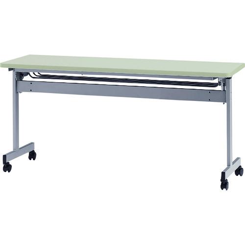 ■TOKIO 天板跳上式スタックテーブル(パネルなし) 1500×450mm 天板色:ニューグレー〔品番:HSN1545NG〕【1395537:0】[法人・事業所限定][外直送元][店頭受取不可]