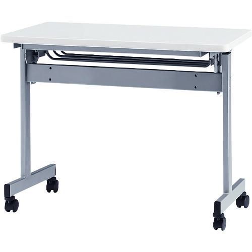 ■TOKIO 天板跳上式スタックテーブル(パネルなし) 1200×450mm 天板色:ホワイト〔品番:HSN1245W〕【1395548:0】[法人・事業所限定][外直送元][店頭受取不可]