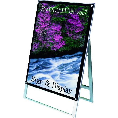 ■TOKISEI ポスター用スタンド看板 B1片面ブラック〔品番:PSSKB1KB〕【1435655:0】[送料別途見積り][法人・事業所限定][外直送][店頭受取不可]
