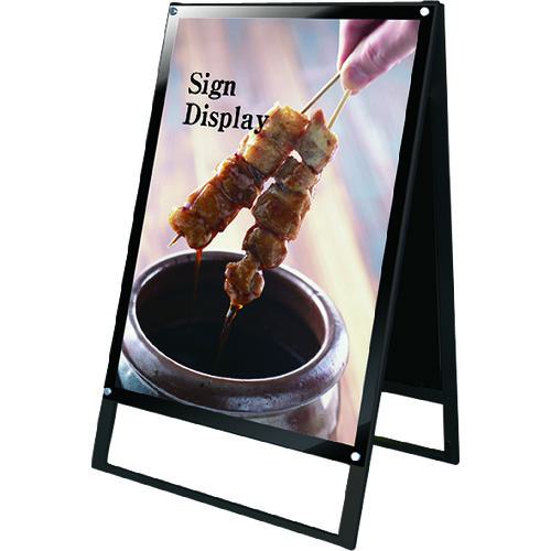 ■TOKISEI ブラックポスター用スタンド看板 B1両面ブラック〔品番:BPSSKB1RB〕【1437143:0】[送料別途見積り][法人・事業所限定][外直送][店頭受取不可]｜ホームセンターバロー　店