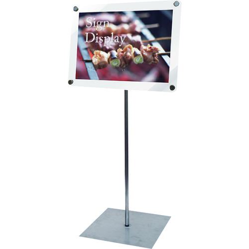 ■TOKISEI パネルスタンド インフォメーションアクリルスタンド80 A3横ホワイト〔品番:INFA80A3YW〕【1438756:0】[送料別途見積り][法人・事業所限定][直送][店頭受取不可]｜ホームセンターバロー　店