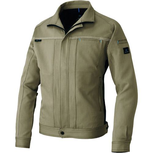 ■アイトス 長袖ブルゾン カーキ M〔品番:60901025M〕【1439196:0】[送料別途見積り][掲外取寄][店頭受取不可]