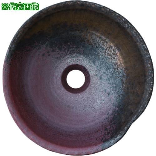 ■SANEI 手洗器 信楽焼 利楽シリーズ〔品番:HW1023L020〕【1440282:0】[送料別途見積り][掲外取寄][店頭受取不可]