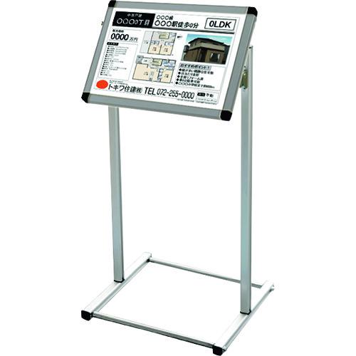 ■TOKISEI フロアバリウススタンドI型アクリルタイプ A3横〔品番:FVAIACA3Y〕【1441891:0】[送料別途見積り][法人・事業所限定][外直送][店頭受取不可]