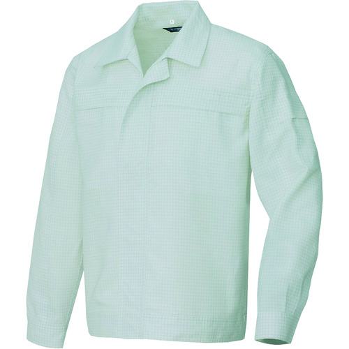 ■アイトス 長袖ブルゾン(男女兼用) シルバーグレー 3L〔品番:64100033L〕【1447006:0】[送料別途見積り][掲外取寄][店頭受取不可]