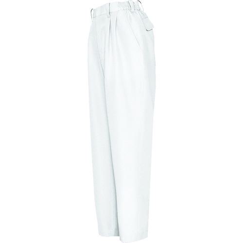 ■アイトス レディースシャーリングパンツ(2タック) ホワイト 4L〔品番:12550014L〕【1452480:0】[送料別途見積り][掲外取寄][店頭受取不可]