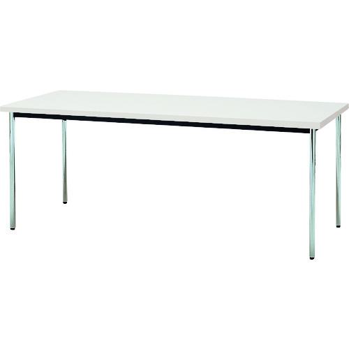 ■TOKIO ミーティングテーブル 丸脚 1800X450mm ホワイト〔品番:TD1845MWH〕【1458159:0】[送料別途見積り][法人・事業所限定][外直送][店頭受取不可]｜ホームセンターバロー　店