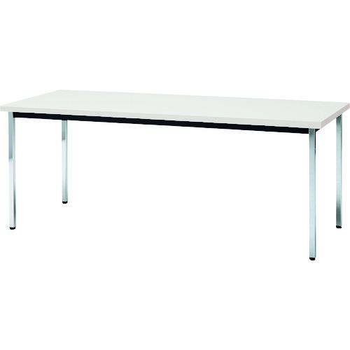 ■TOKIO ミーティングテーブル 角脚 1500X600mm ホワイト〔品番:TD1560KWH〕【1458253:0】[送料別途見積り][法人・事業所限定][外直送][店頭受取不可]