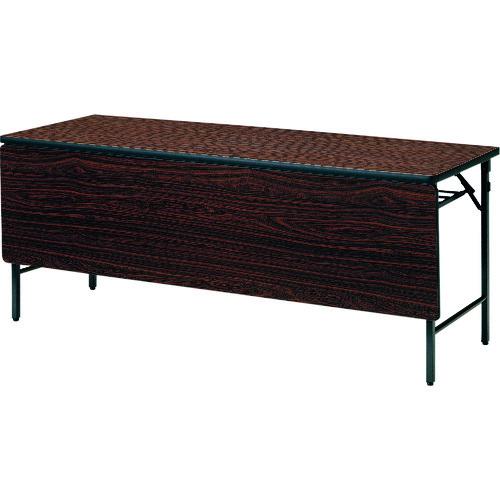 ■TOKIO 折りたたみテーブル棚付パネル付 1500×600mm ローズ ローズ〔品番:TWS1560PT〕【1461381:0】[送料別途見積り][法人・事業所限定][外直送][店頭受取不可]