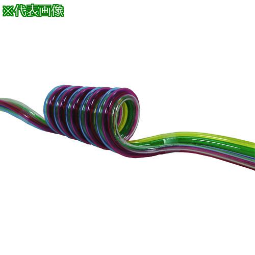 ■チヨダ スパイラルチューブ 耐水性マルチスパイラル 芯数5 外径10mm/使用範囲2095mm〔品番:5MES1020S〕【1462114:0】[送料別途見積り][掲外取寄][店頭受取不可]｜ホームセンターバロー　店