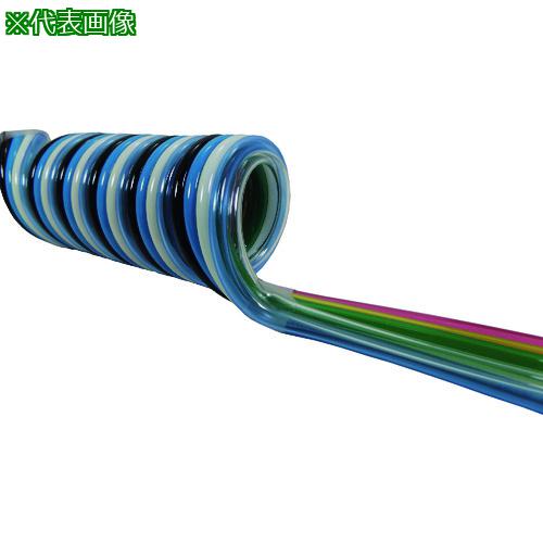 ■チヨダ スパイラルチューブ 耐水性マルチスパイラル 芯数8 外径6mm/使用範囲1180mm〔品番:8MES615S〕【1462205:0】[送料別途見積り][掲外取寄][店頭受取不可]｜ホームセンターバロー　店