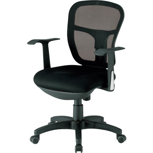 ■TOKIO オフィスチェア 肘付 ブラック〔品番:CF2MABK〕【1463105:0】[送料別途見積り][法人・事業所限定][外直送][店頭受取不可]
