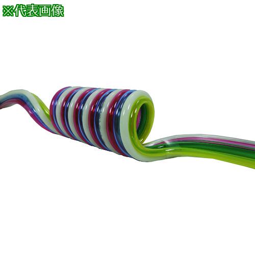 ■チヨダ スパイラルチューブ 耐水性マルチスパイラル 芯数6 外径12mm/使用範囲908mm〔品番:6MES125S〕【1463735:0】[送料別途見積り][掲外取寄][店頭受取不可]｜ホームセンターバロー　店