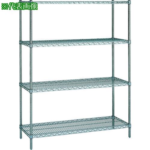 ■ERECTA エレクターシェルフ スーパーシリーズ〔品番:MS760P1900W4〕【1463852:0】[送料別途見積り][法人・事業所限定][外直送][店頭受取不可]