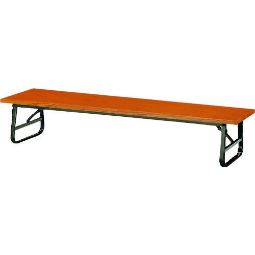 ■TOKIO 折りたたみ座卓テーブル 1500×450mm チーク チーク〔品番:TU1545〕【1466147:0】[送料別途見積り][法人・事業所限定][外直送][店頭受取不可]