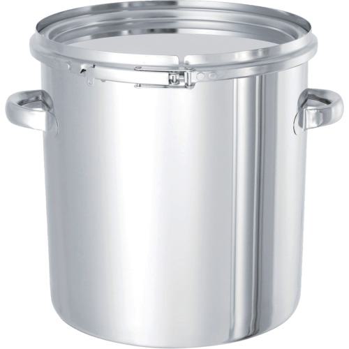 ■MONOVATE テーパー型ステンレス密閉容器(バンド式) 25L〔品番:TPCTL33〕【1469692:0】[法人・事業所限定][外直送元][店頭受取不可]