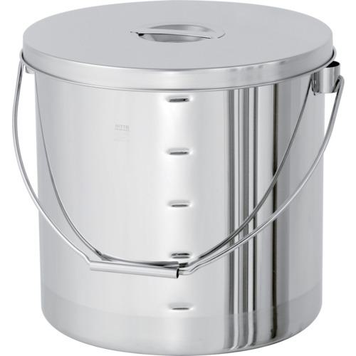 ■MONOVATE 吊り下げ式ステンレス汎用容器 目盛付 7L〔品番:STBM21〕【1472950:0】[送料別途見積り][法人・事業所限定][外直送][店頭受取不可]