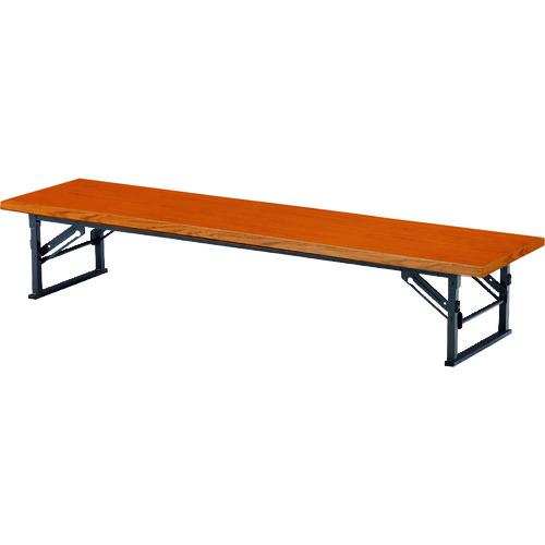 ■TOKIO 折りたたみ座卓テーブル 1500×900mm チーク チーク〔品番:TE1590〕【1474055:0】[送料別途見積り][法人・事業所限定][外直送][店頭受取不可]