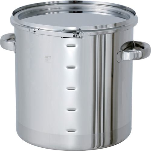 ■MONOVATE ステンレス密閉容器 目盛付(バンド式/FKM) 36L〔品番:CTLM36PFL〕【1474499:0】[送料別途見積り][法人・事業所限定][直送][店頭受取不可]｜ホームセンターバロー　店