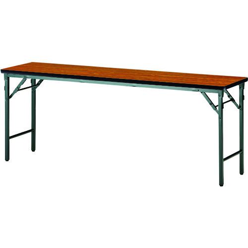 ■TOKIO 折りたたみテーブル 900&times;750mm チーク チーク〔品番:TWS0975TN〕【1475626:0】[送料別途見積り][法人・事業所限定][外直送][店頭受取不可]｜ホームセンターバロー　店