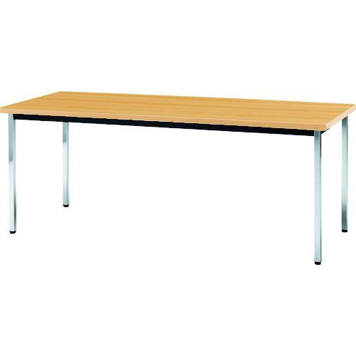 ■TOKIO ミーティングテーブル 角脚 1200mmX750mm メープル〔品番:TDS1275KMP〕【1477198:0】[送料別途見積り][法人・事業所限定][外直送][店頭受取不可]